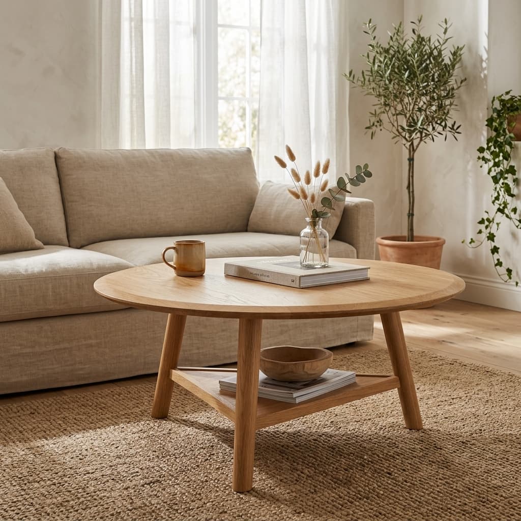 Arven Round Coffee Table - mood