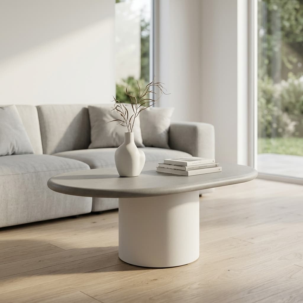 Lento Oval Coffee Table - mood