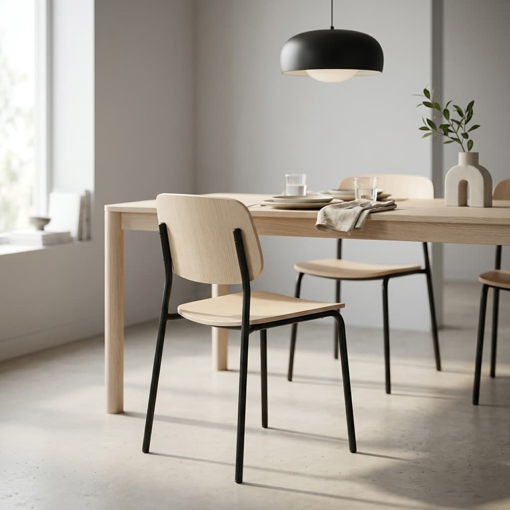 Talo Stacking Dining Chair - mood