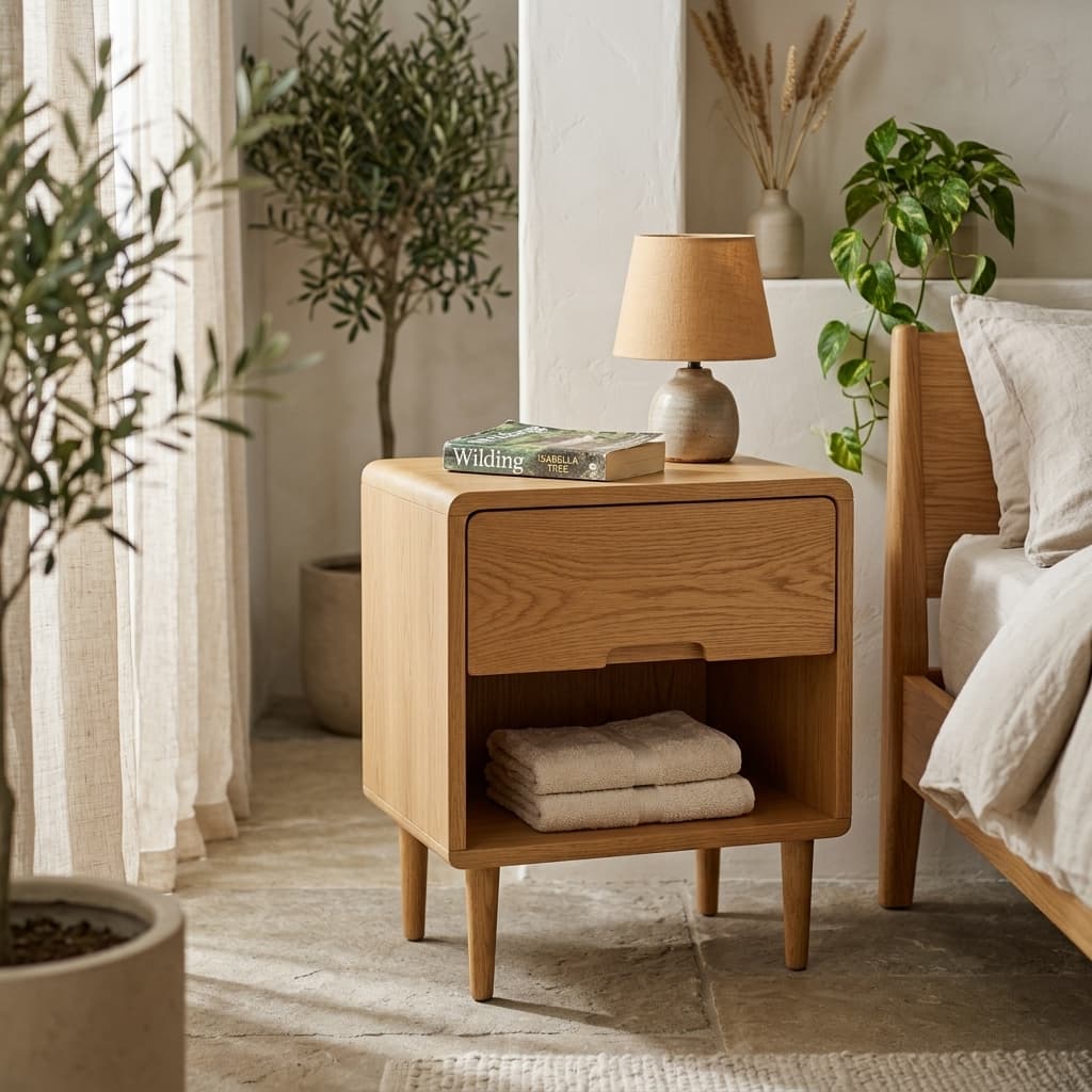 Arven Bedside Table - mood