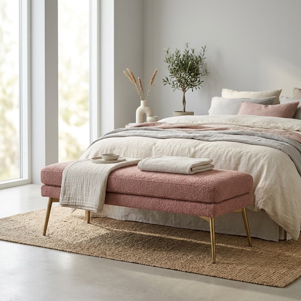 Lento Bedroom Bench - mood