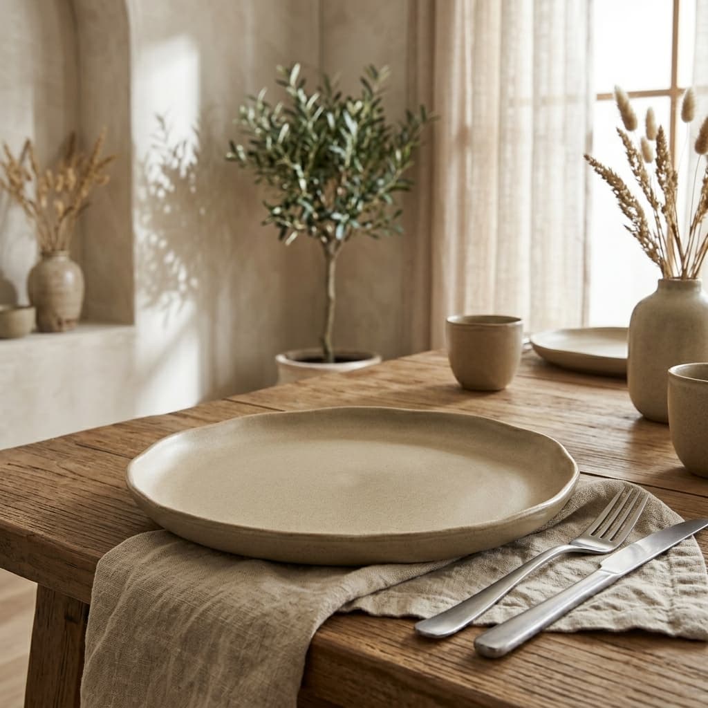 Elma Stoneware Dinner Plate - mood