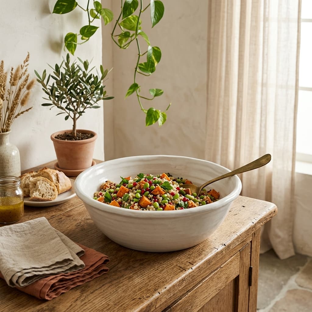 Elma Stoneware Serving Bowl - mood
