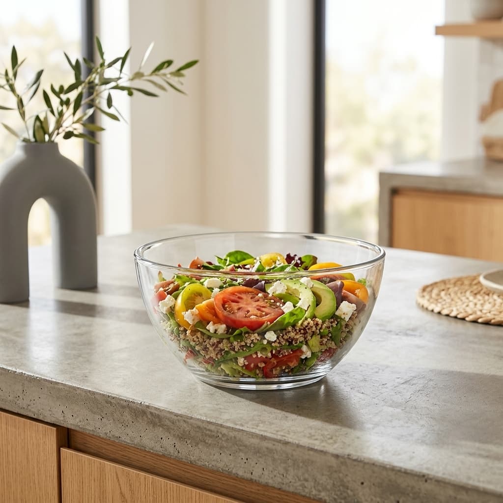 Nivea Glass Salad Bowl - mood