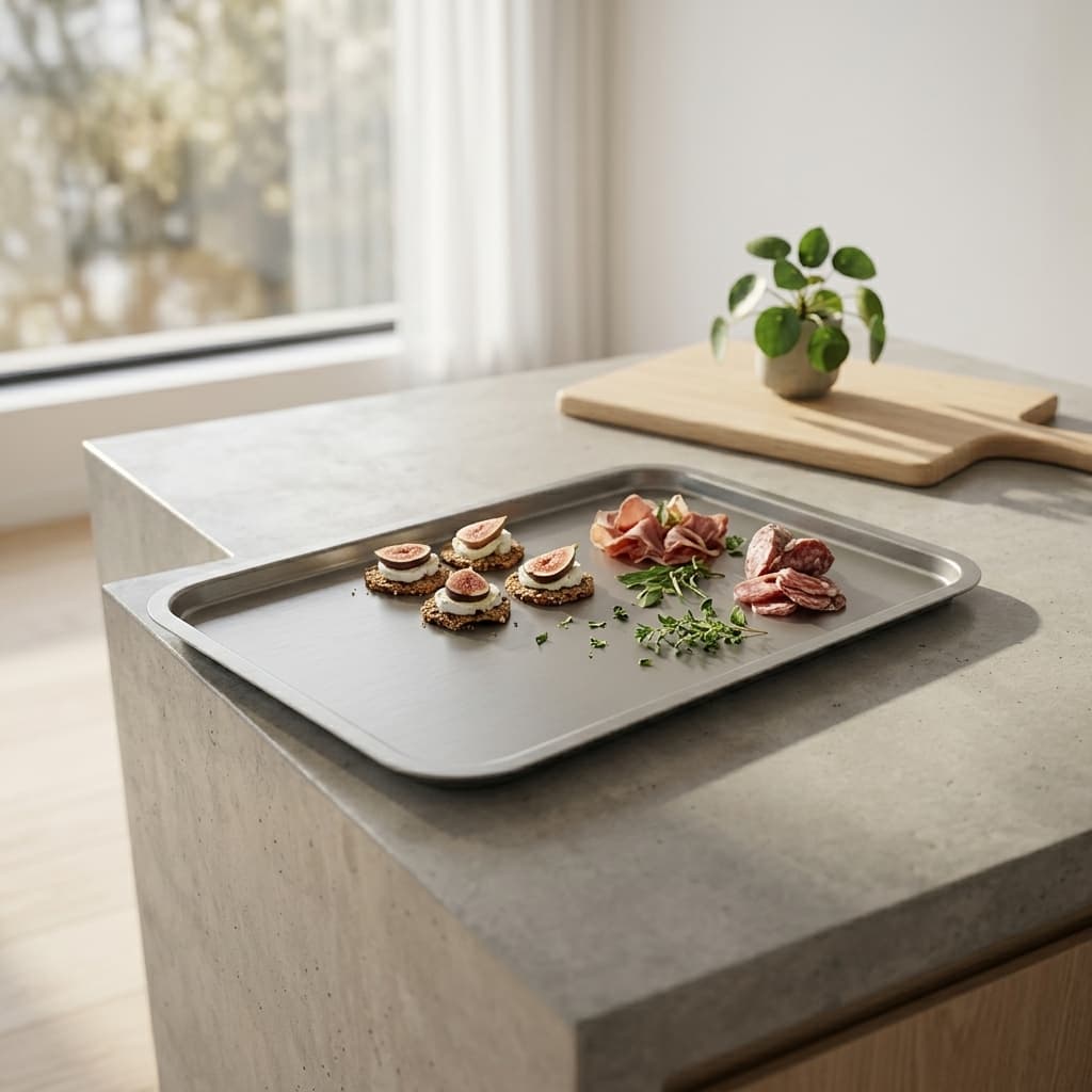 Talo Matte Steel Tray - mood