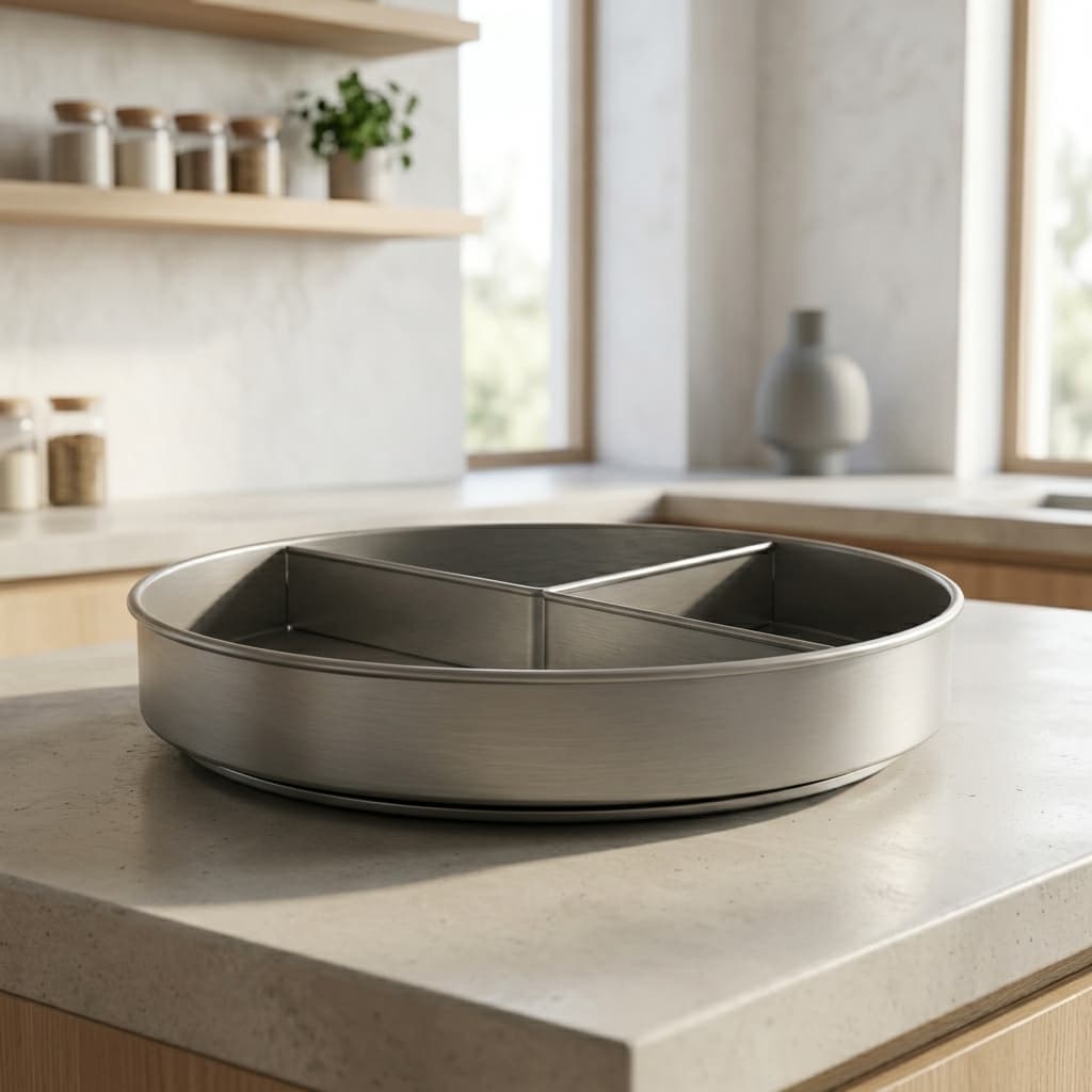 Talo Steel Turntable Organizer - mood