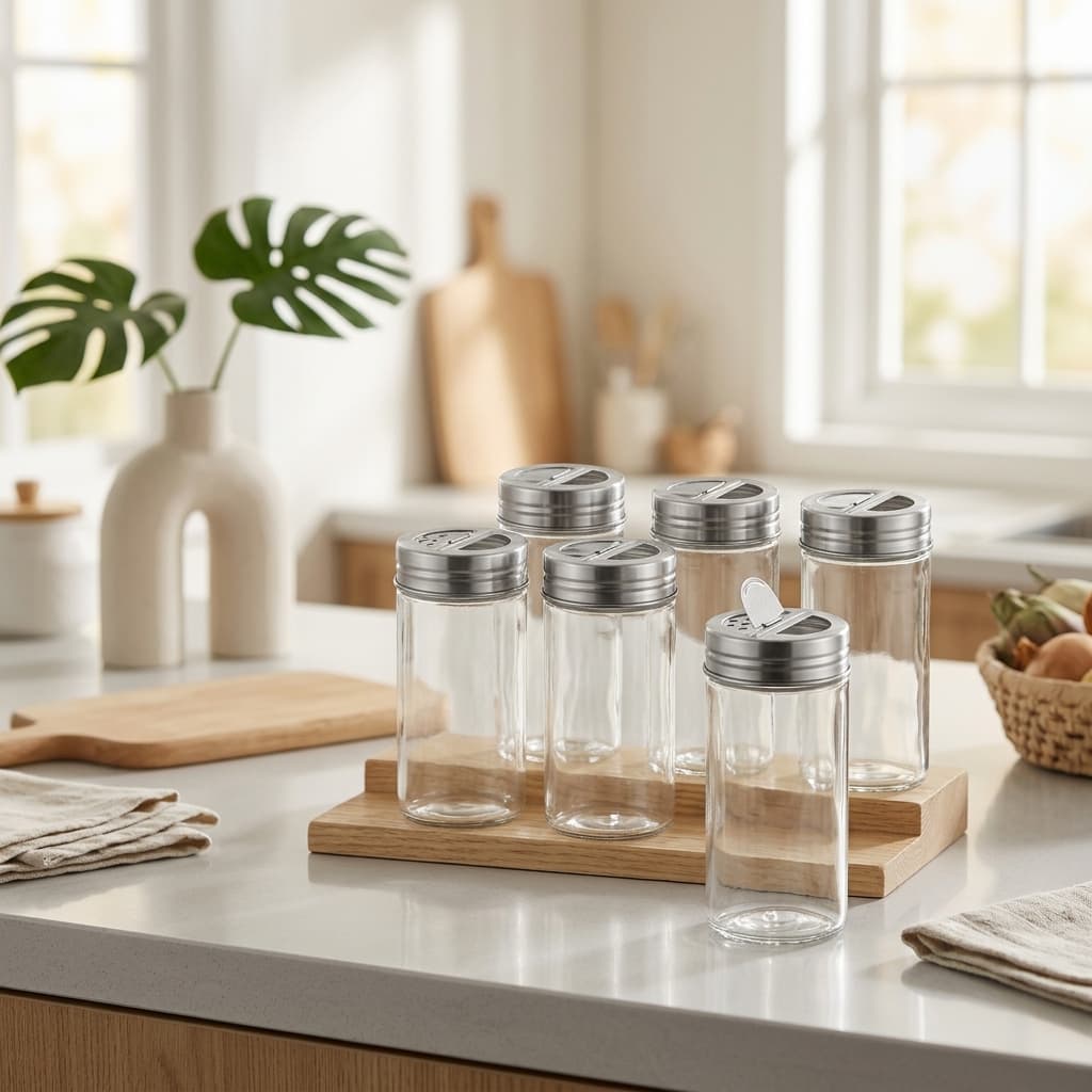 Nivea Glass Spice Jar Set - mood