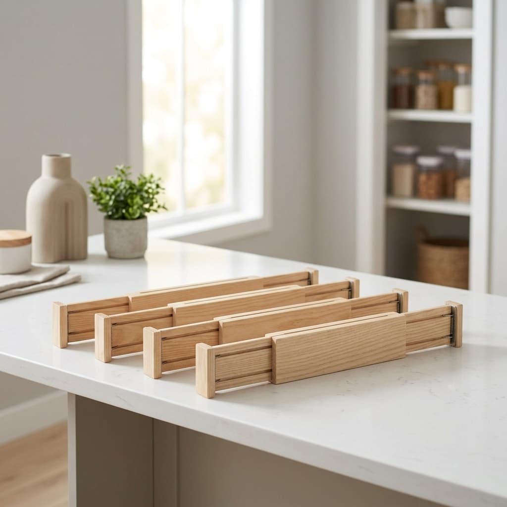 Talo Ash Wood Drawer Divider Set - mood