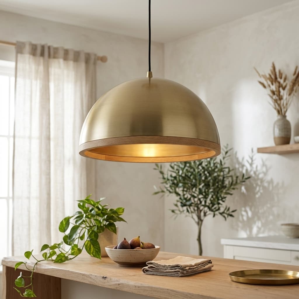 Arven Dome Pendant Light - mood