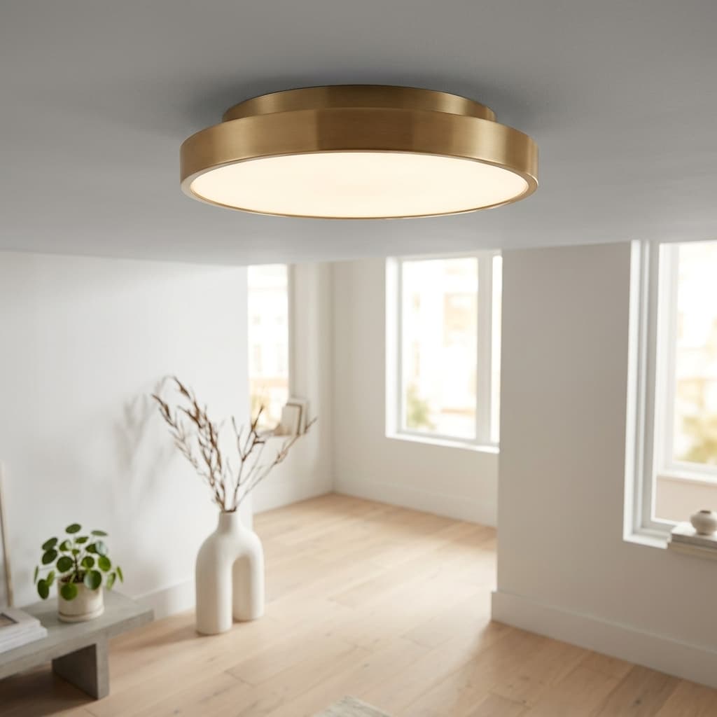 Sora Disc Ceiling Light - mood