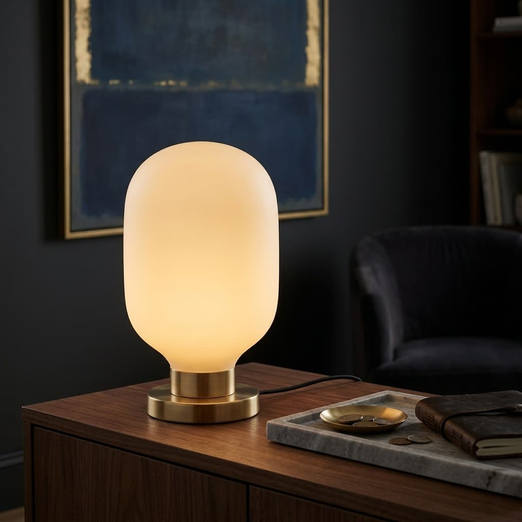 Sora Capsule Table Lamp - mood