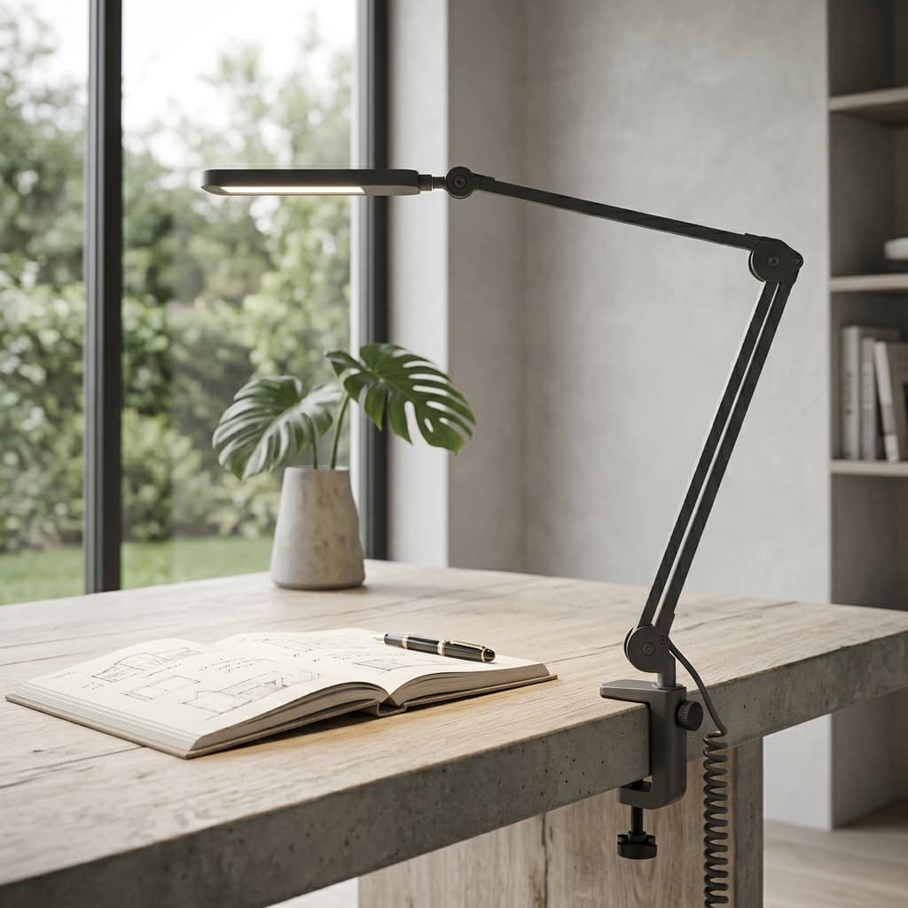 Varon Swing Clamp Lamp - mood