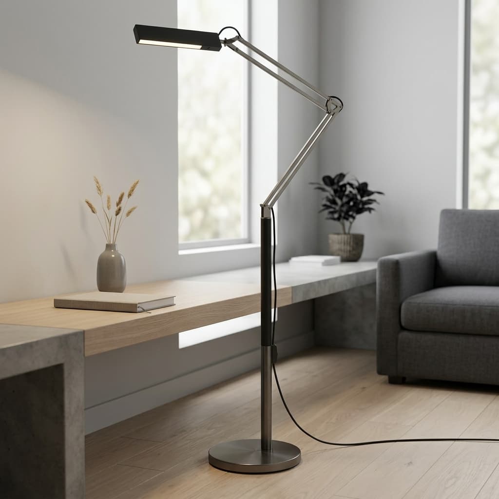 Varon Adjustable Floor Lamp - mood
