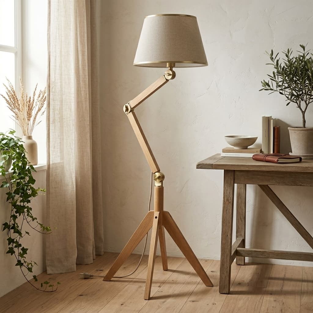 Arven Adjustable Floor Lamp - mood
